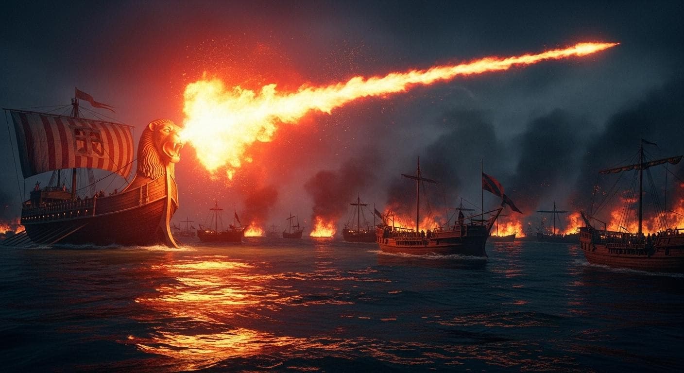 The Lost Secret of Greek Fire: The Ancient Superweapon That Saved an Empire