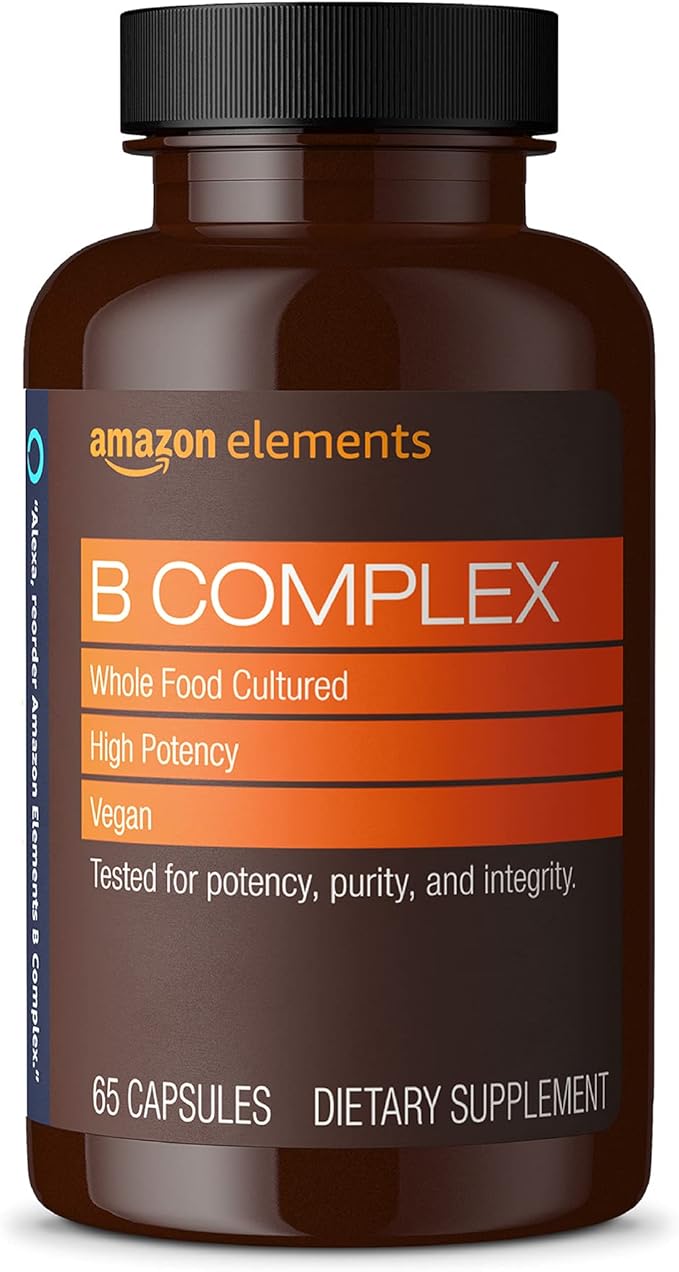 Amazon Elements Vitamin B Complex bottle